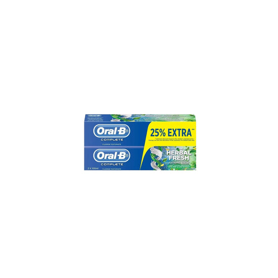 Oral-b Toothpaste Complete Herbal Fresh 100 ml 2 Pcs