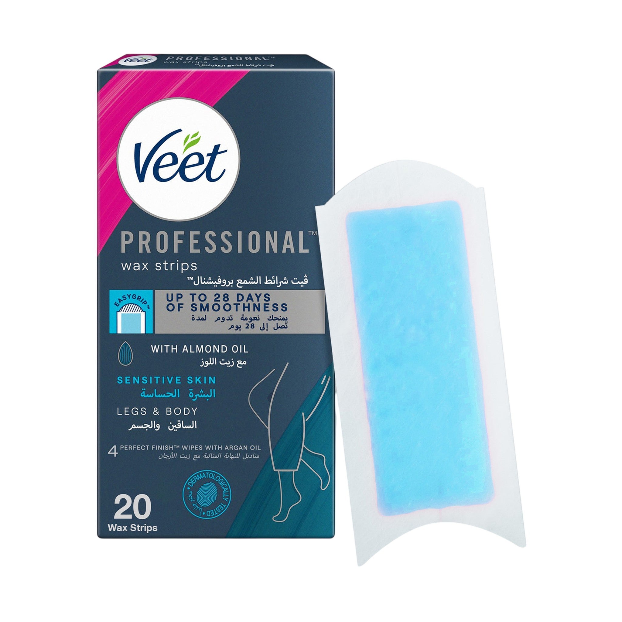 Veet Coldwax Strips Sensitive 20 Pcs