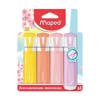 Maped Textsurfer Classic Fluorescent Highlighters - Set of 4