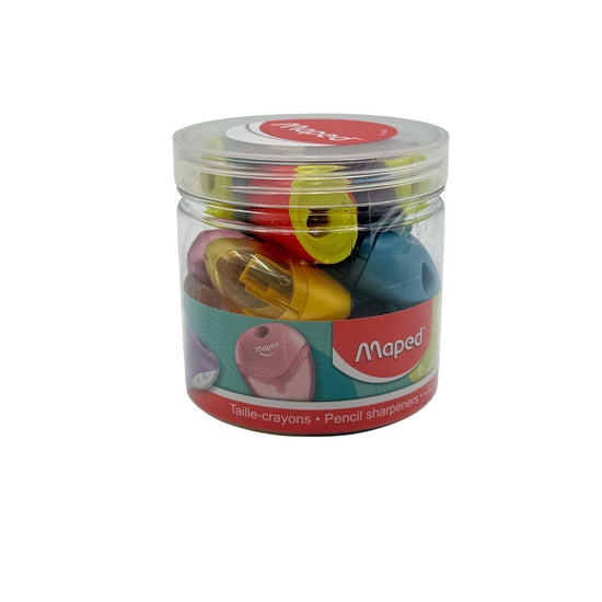 Maped Assorted Sharpeners, Pack of 12