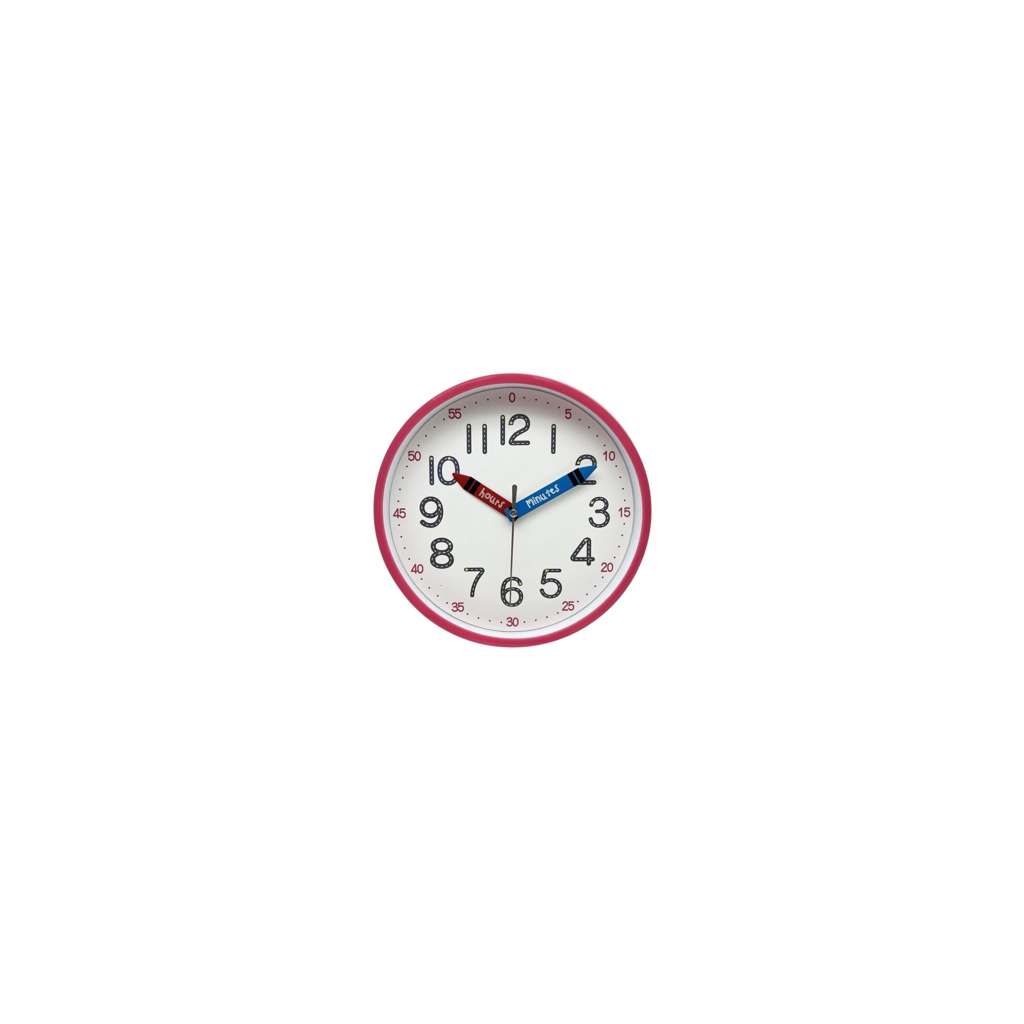 Orchid Red Kids Wall Clock 25 cm