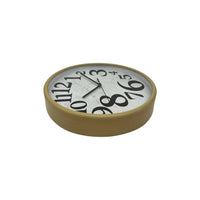 Orchid Black Wood Effect Wall Clock 30 cm