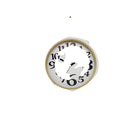 Orchid Black Wood Effect Wall Clock 30 cm
