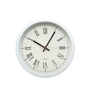 Orchid White Roman Numbers Wall Clock 30 cm