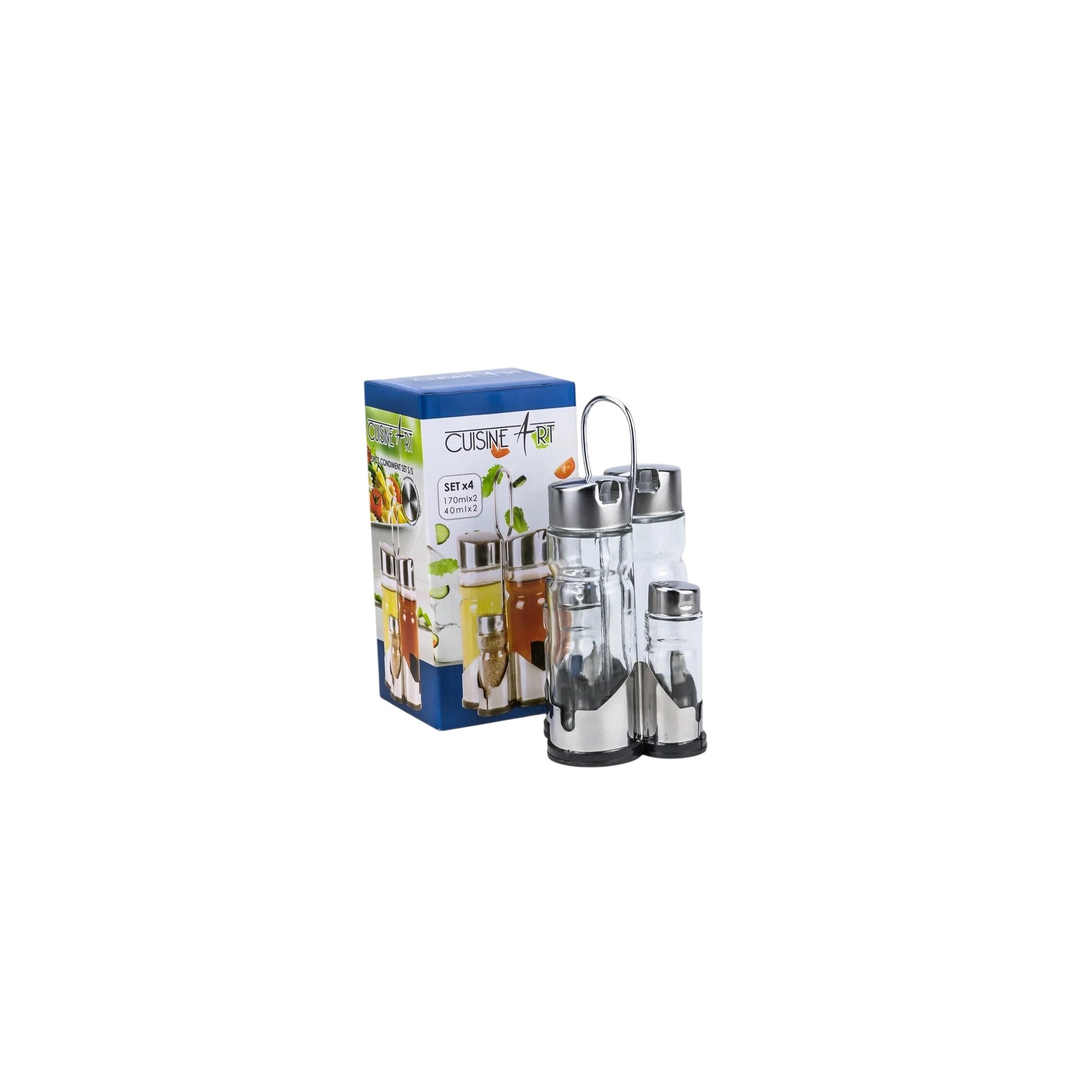 Condiment Stainless Steel Set of 5