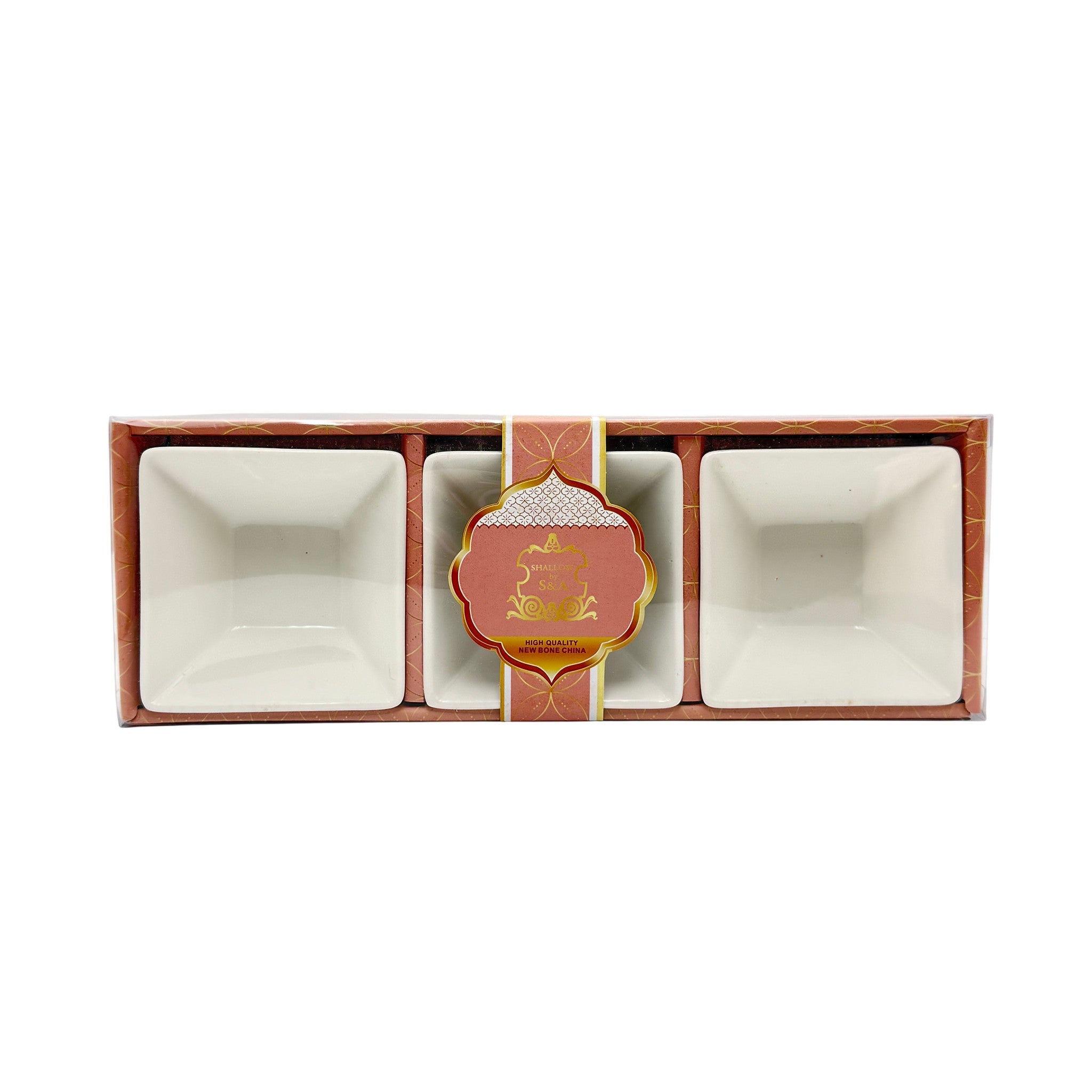 Squ Bowl Set of 3 12 cm