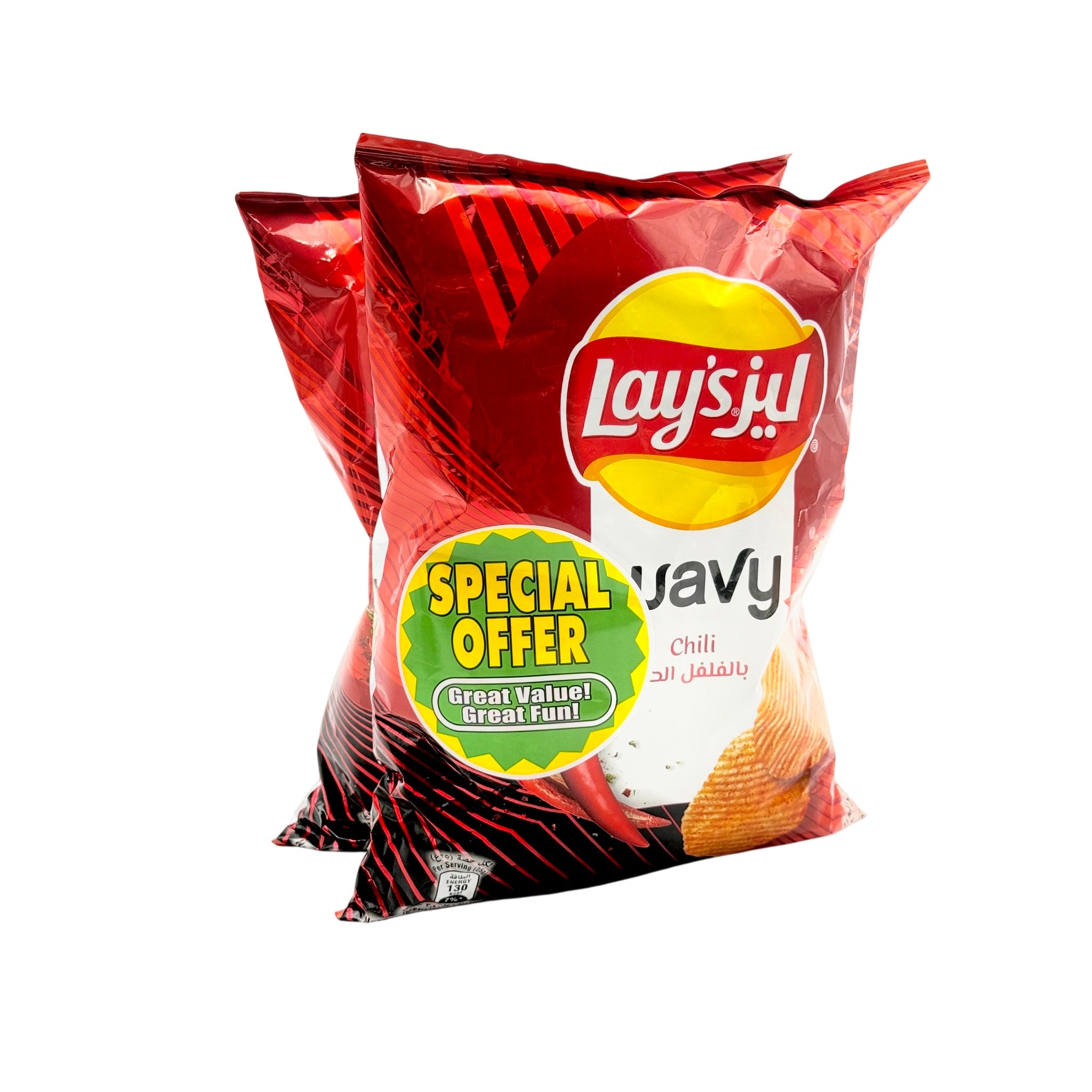 Lays Wavy Ketchup Chilli Cheese Twin Pack 2x85 gm