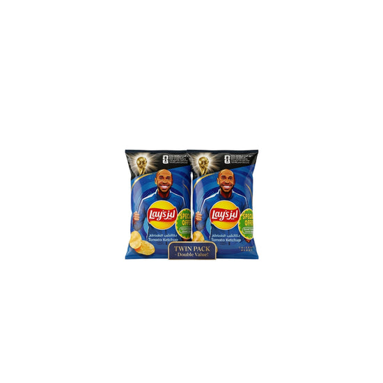 Lays Ketchup Chilli Vinegar Cheese Twin Pack 2x110 gm