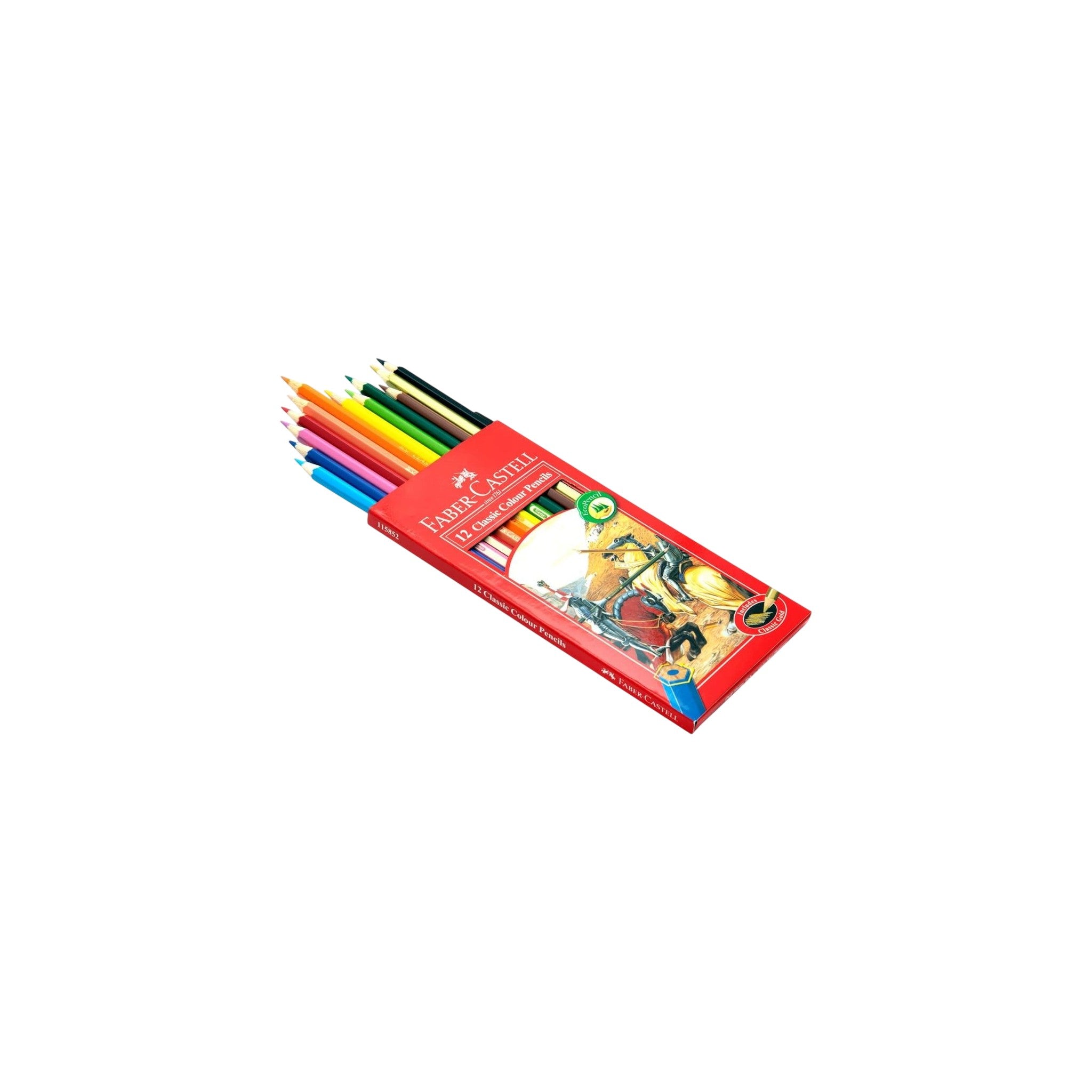 FABER-CASTELL CLASSIC COLOUR PENCILS 12 COLOUR