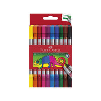 FABER-CASTELL FABER-CASTELL DOUBLE-ENDED FELT TIP PENS 10 COLOR