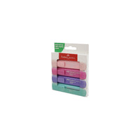 Faber-Castell Highlighter - 4 Piece Set (Pastel Assorted)