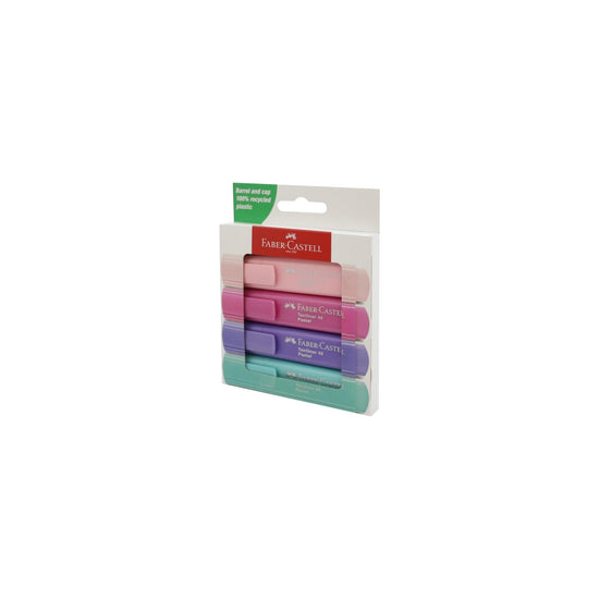 Faber castell Highlighter 4 pcs Set pastel Assorted