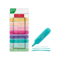 FABER-CASTELL HIGHLIGHTER 8PC PASTEL ASSORTED