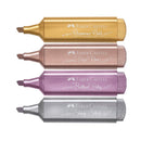 Faber-Castell Highlighter - 4 Piece Set (Metallic Assorted)
