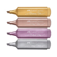 Faber-Castell Highlighter - 4 Piece Set (Metallic Assorted)
