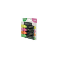 FABER-CASTELL CLASSIC HIGHLIGHTER 4PC ASSORTED