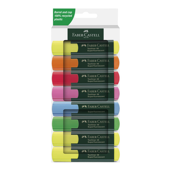 FABER-CASTELL CLASSIC HIGHLIGHTER 8PC ASSORTED