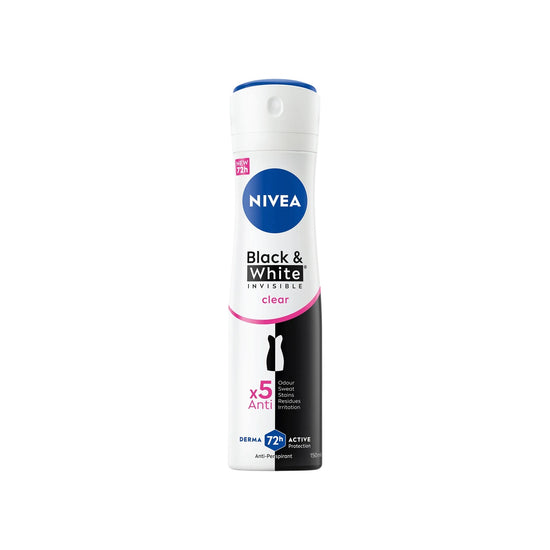 Nivea Deodorant Spray Black & White Original Fem 150 ml