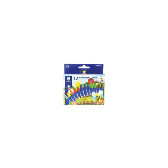 Staedtler Noris Club Jumbo Wax Crayons 12 Colours