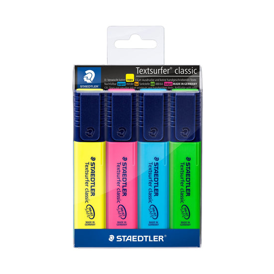 Staedtler Textsurfer Highlighters Wallet 4 pcs Colours 4 pcs