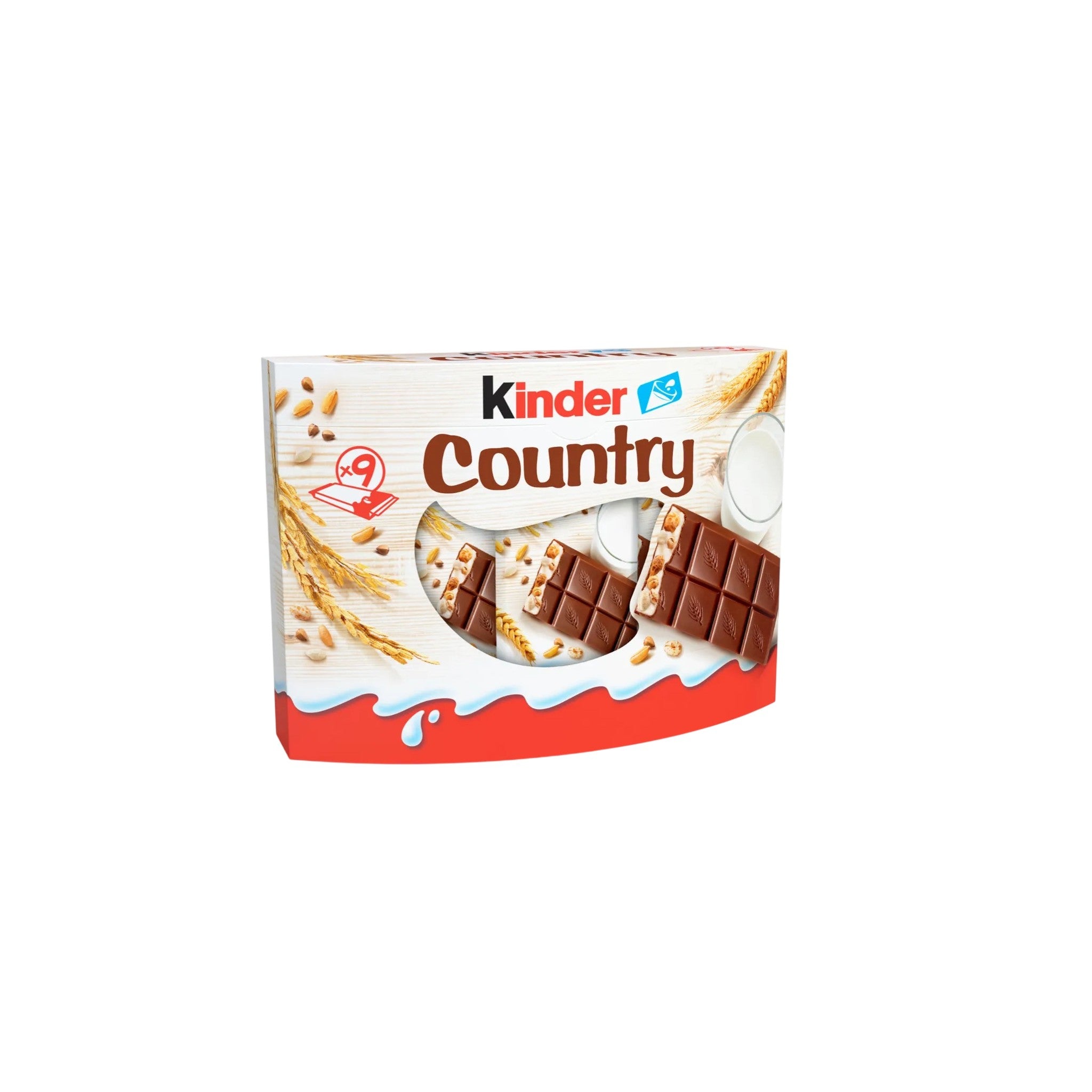 Kinder Country Chocolate Bar Cereals 9x23.5 gm