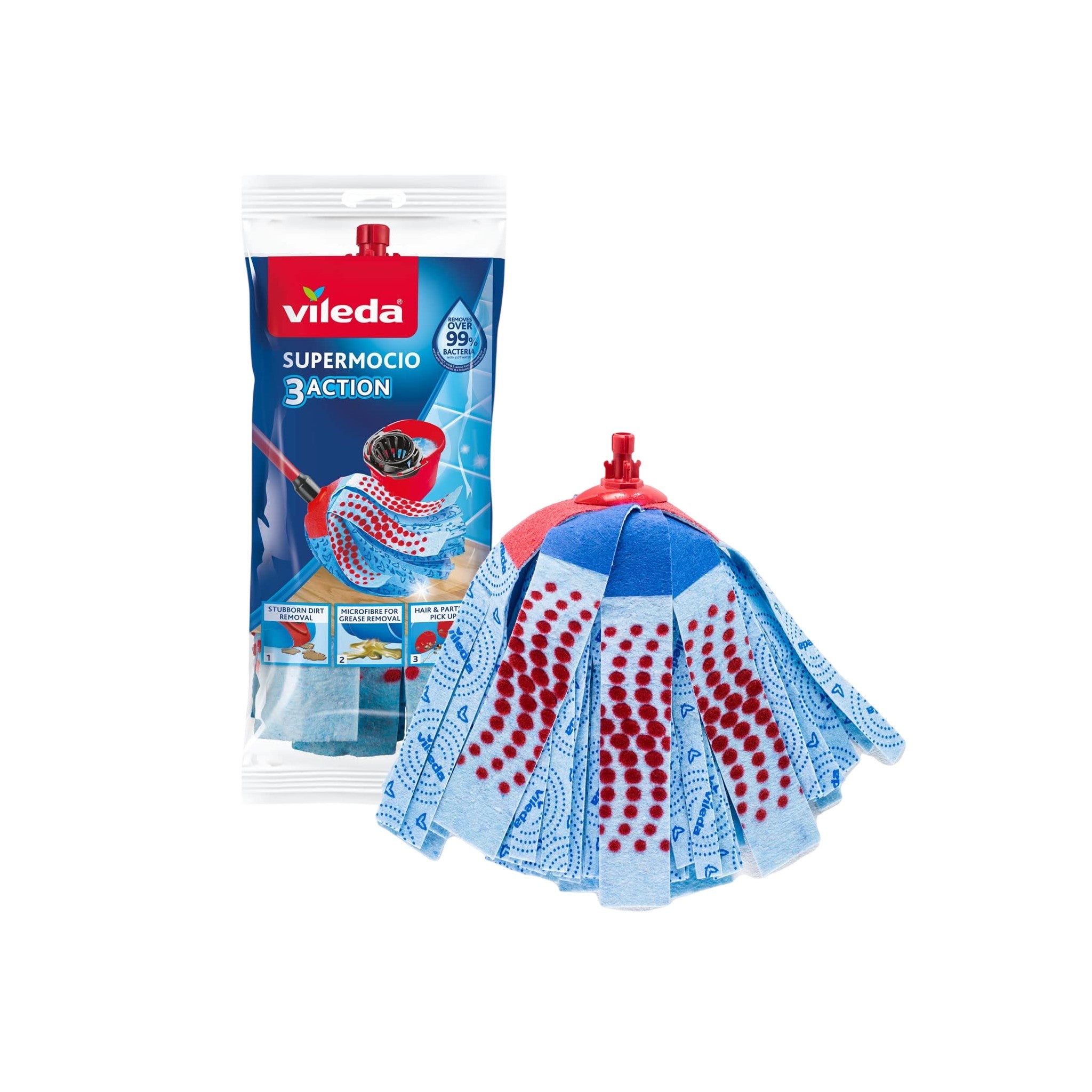 Vileda Sponge Scrubber Supermop Micro 6 cm