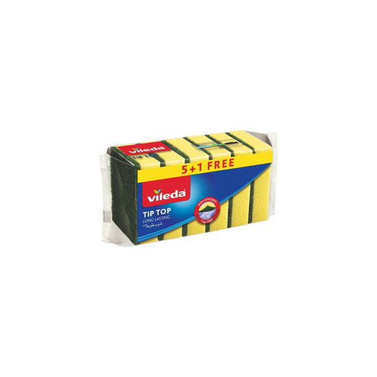 Vileda Tip Top Sponge Scrubber 9.5 x 7.5 x 18 cm 1 Pc