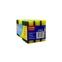 Vileda Tip Top Sponge Scrubber Multicolor 9.5 CM 9 Pcs