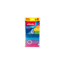 Vileda Microfibre Sponge Scrubber 31 x 3.8 x 18.5 cm 8 Pc