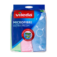 Vileda Microfibre Sponge Scrubber 3 x 21 x 12 cm 3 Pc