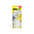UHU TAPE TRANSPARENT WITH 4 REFILL ROLLS 19MMX7.5M