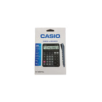 CASIO Office Calculator Plastic Black 3+