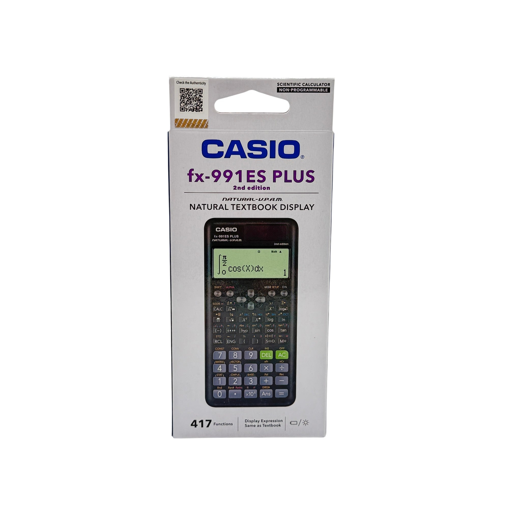 CASIO Scientific Calculator Plastic Black 3+