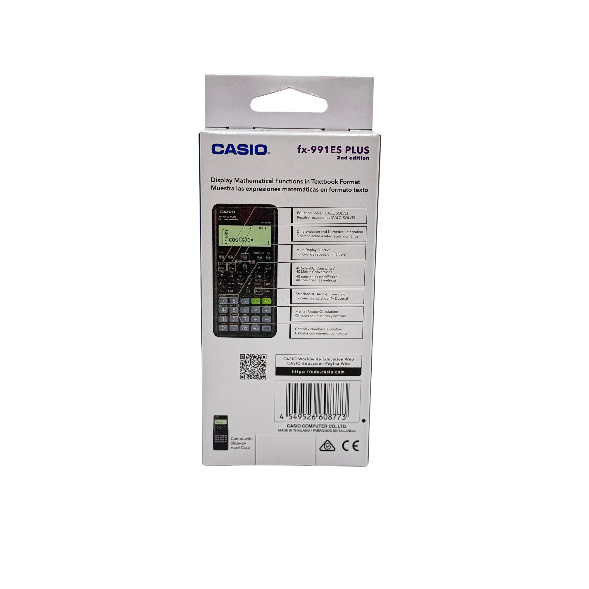 CASIO Scientific Calculator Plastic Black 3+