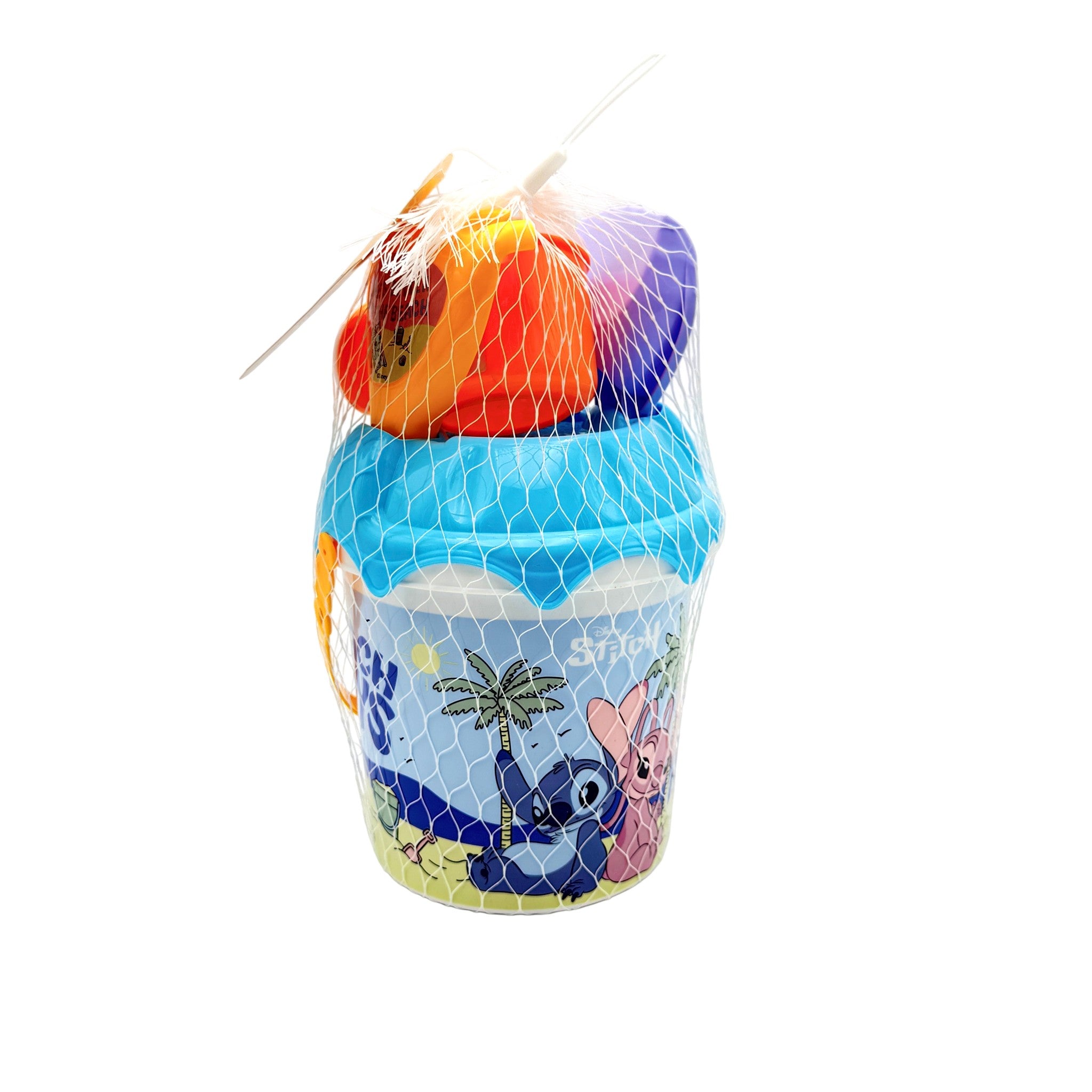 Disney Stitch Beach Bucket Plastic Blue 28 CM 5 Pcs 3+