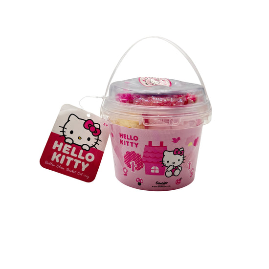 Sanrio Hello Kitty Butter Slime Set Bucket 100 gm Pink