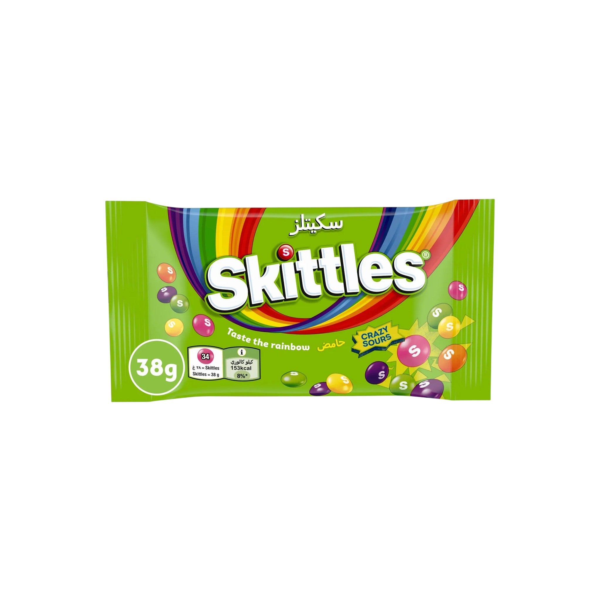 Skittles Crazy Sours Candy 38 gm