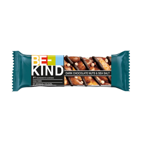 BeKind Dark Chocolate Nuts & Sea Salt Bar 40 gm