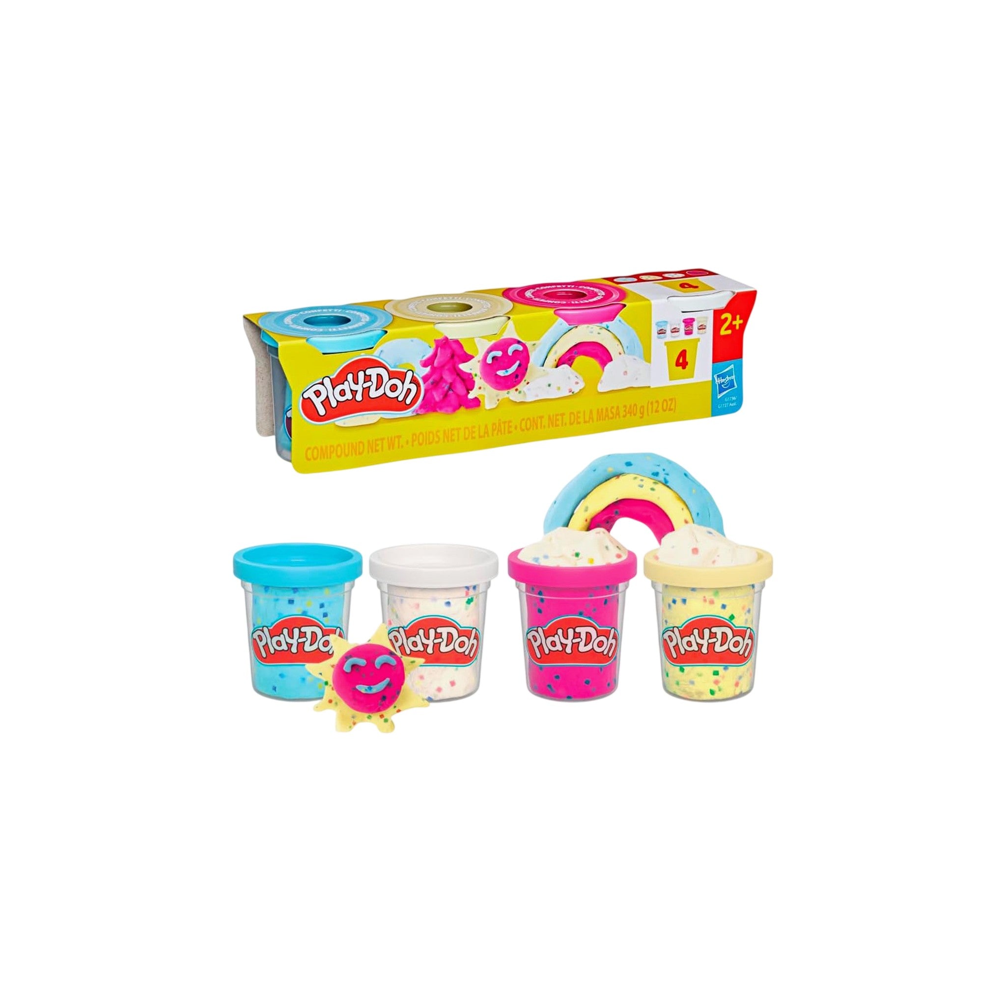 Play-Doh Confetti 4-Pack Dough
