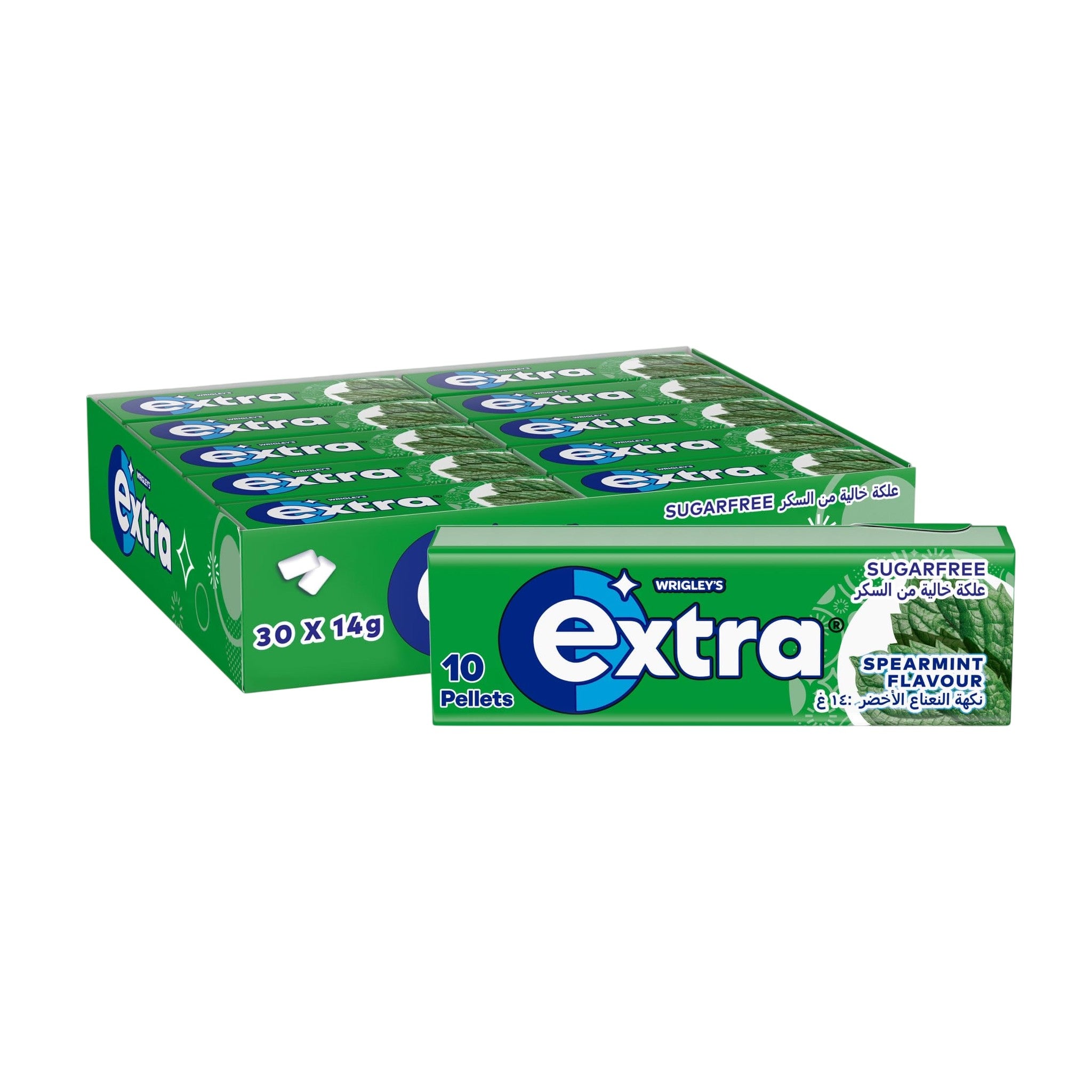 Extra OTC Spearmint Chewing Gum 14 gm