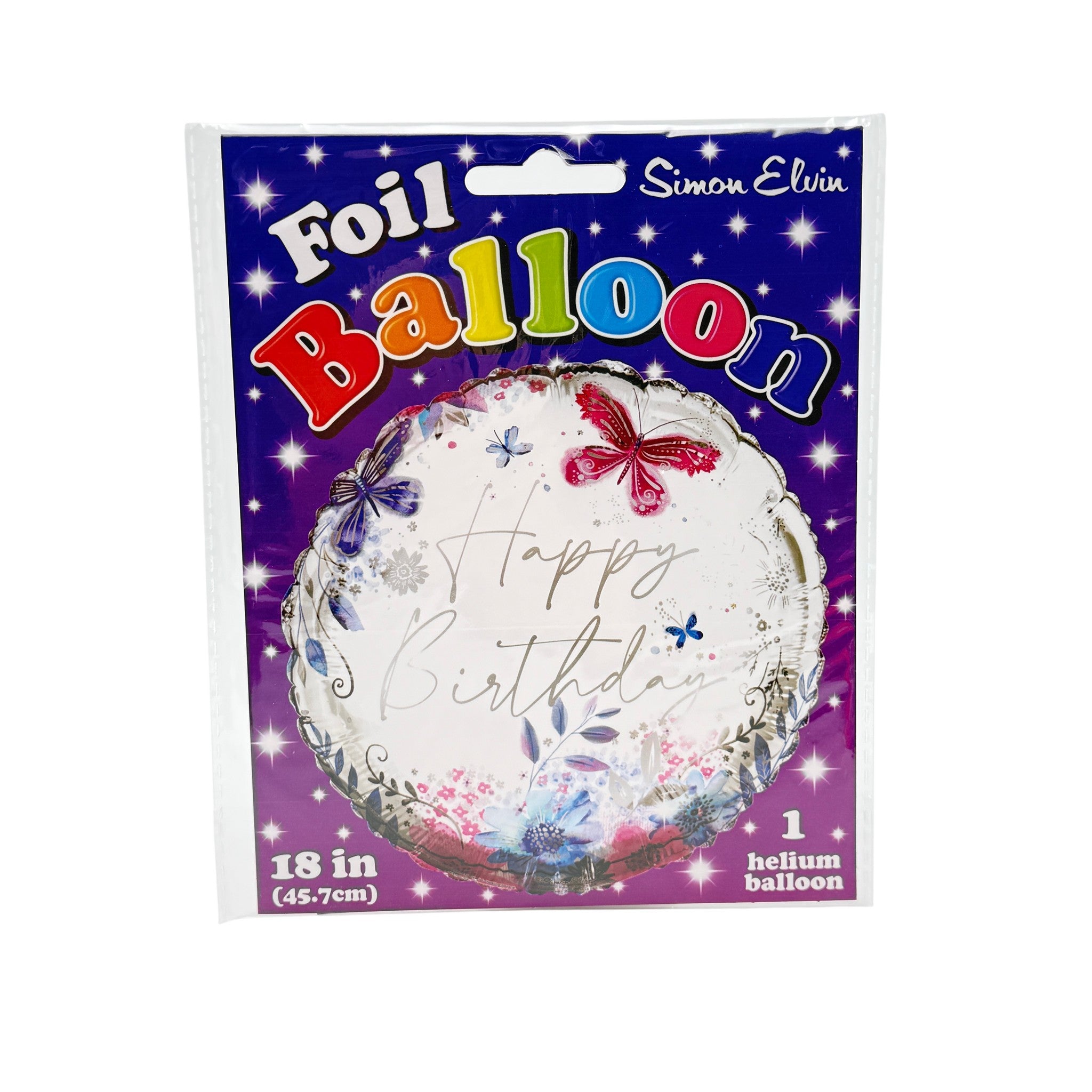 Birthday Foil Helium Balloon 18 Inch- Female Design
