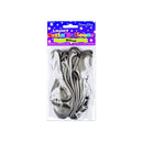 Satin Luxury Helium and Air Suitable(8 Pcs PK) 11Inch-Silver