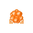 Satin Luxury Helium and Air Suitable(8 Pcs PK) 11Inch-Orange