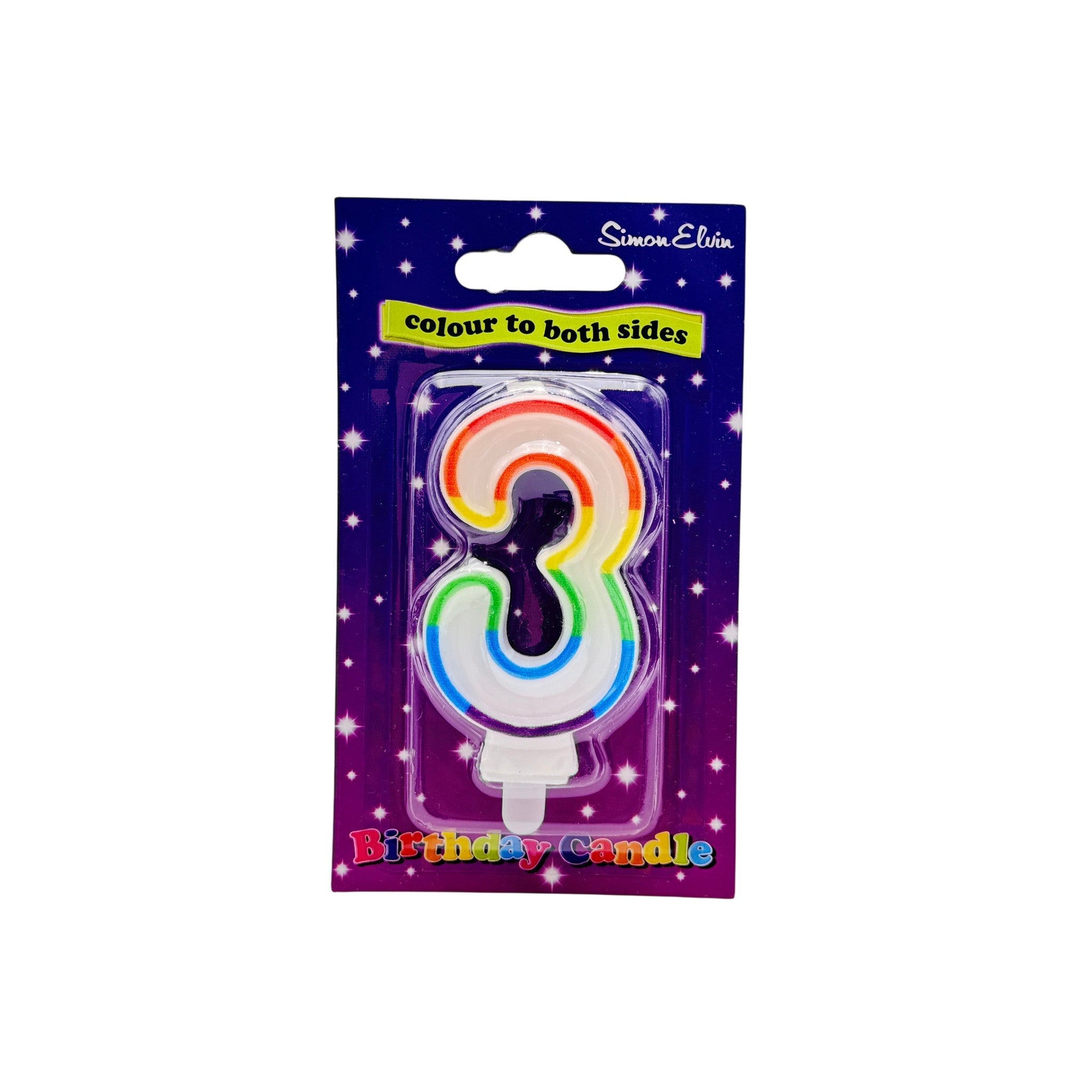 Birthday Candle - Number 3