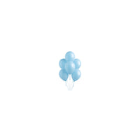 Satin Luxury Helium and Air Suitable(8 Pcs PK) 11Inch-Blue
