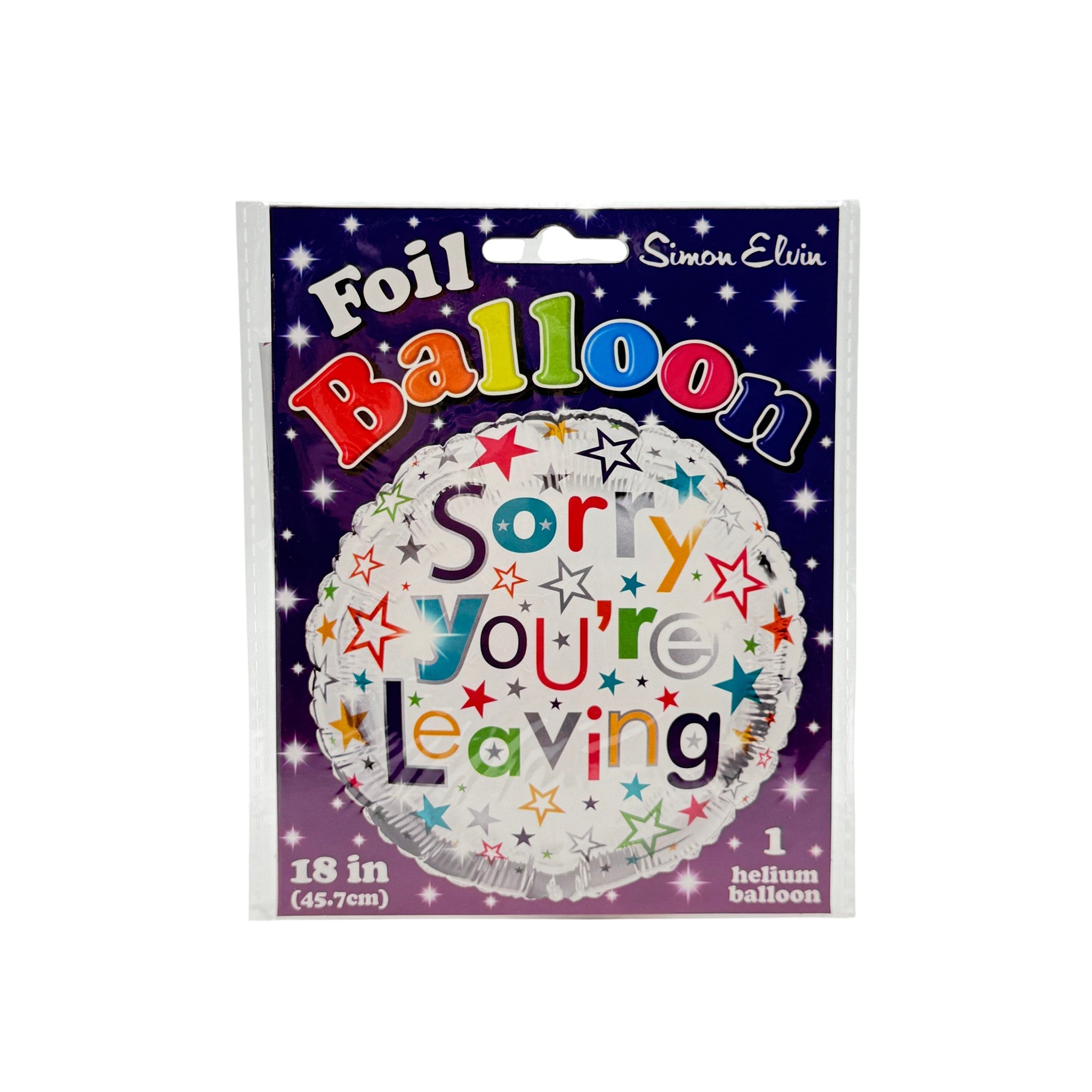 Get Well Soon Foil Helium Balloon 18 Inch