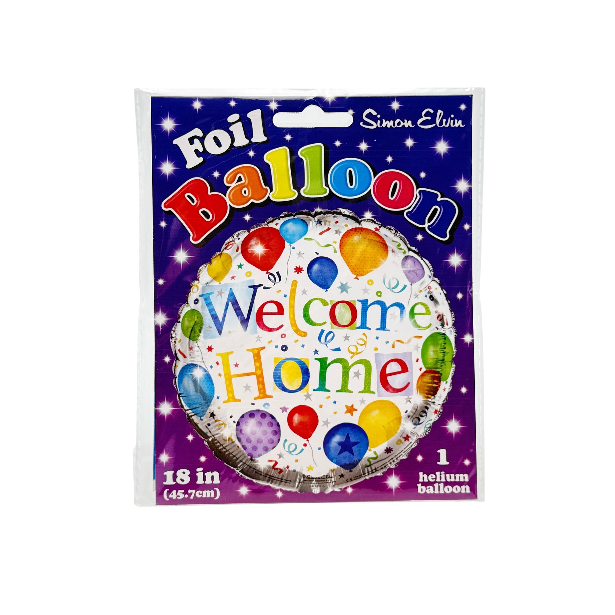 Welcome Home Foil Helium Balloon 18 Inch