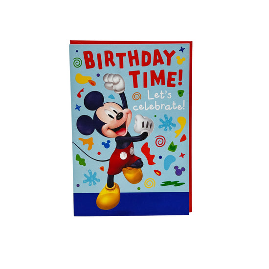 Disney Birthday Boy Mickey Time