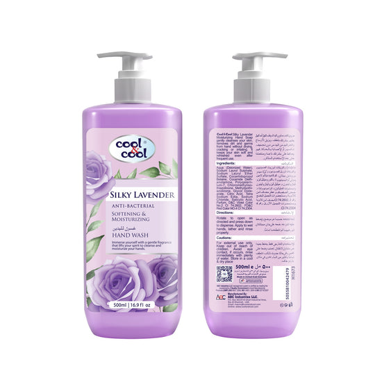 Cool & Cool Hand Wash Siilky Lavender 500 ml