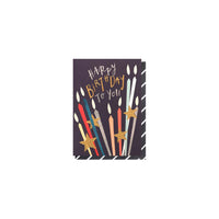GENERIC ED Blank Happy Birthday Candles